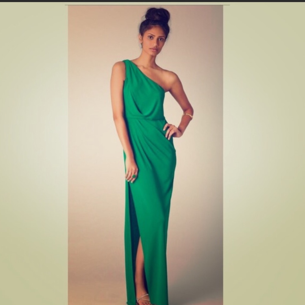 BCBG Snejana Gown Emerald Green XXS
